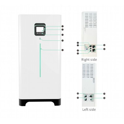 Solarpanelsystem mit Batterie -Energiespeichersystem